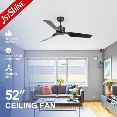 Buon prezzo Home Black ABS Blades 6 velocità ventilatore di soffitto con controllo remoto In linea